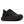 All black running shoe on a white background