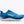 Blue running shoe with Hoka branding on a white background