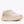Beige running shoe on a white background