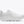 All white Women's Hoka running shoe with tonal logo'ing.