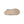 Light green and tan slingback clog on a white background