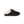 Black slip on sneaker with sherpa lining