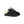 Black slip on sneaker with sherpa lining