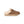 Tan slip on sneaker with sherpa lining