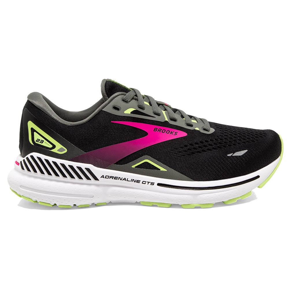 The women's Adrenaline GTS 23 offers a perfect balance of support and softness that results in a smooth, soft ride ready for all your miles. It's easy to see why these women's running shoes have won the devotion of thousands of runners over the years.