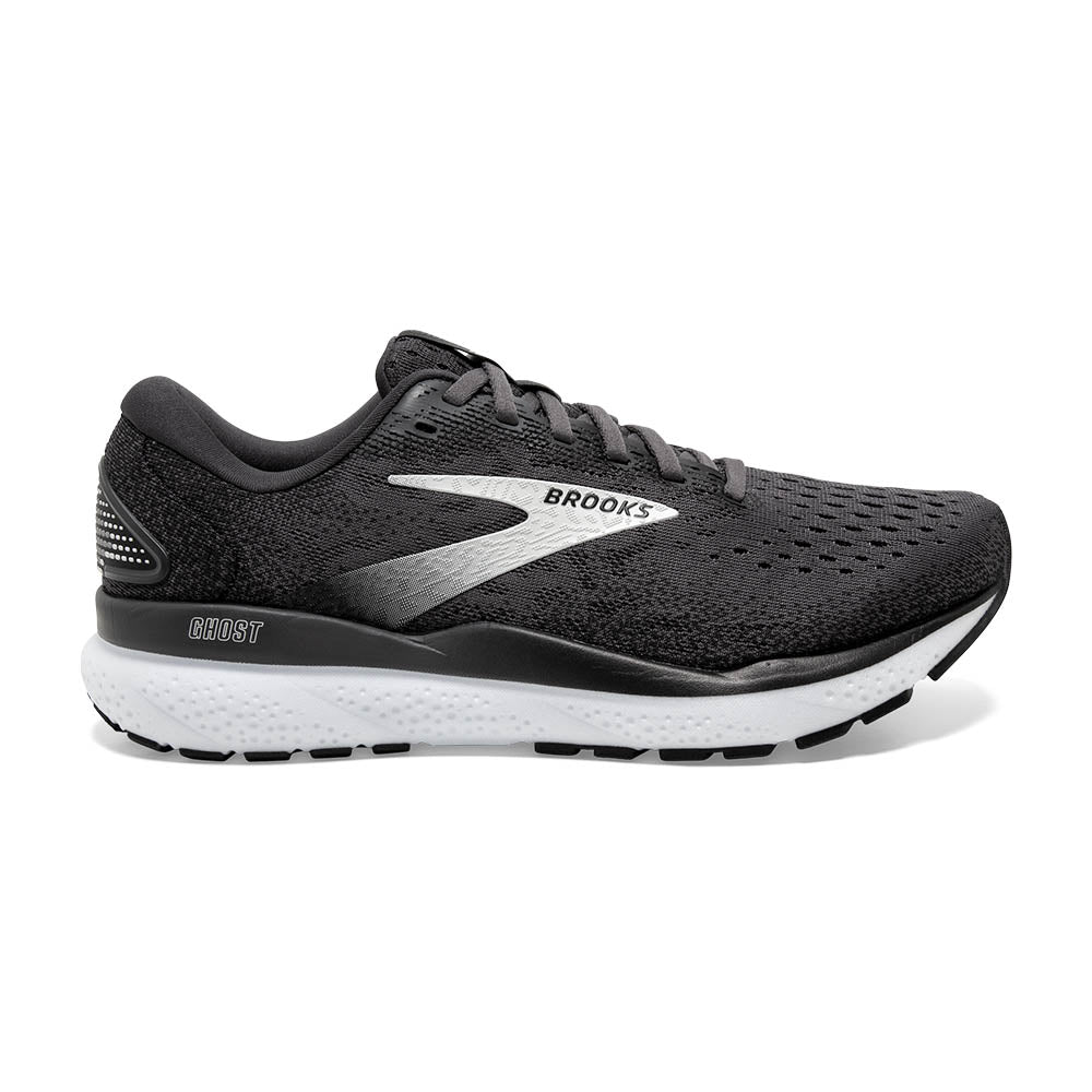 Experience the plush comfort and smooth transitions of the Brooks Ghost 16 running shoes. Designed with enhanced cushioning and an updated upper, these shoes offer a secure and comfortable fit for an enjoyable and floaty-feeling run, all while embodying sustainability with recycled materials and carbon-neutral certification.