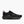 Black and blue athletic shoe on a white background