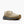 Beige running shoe with visible 'Brooks' logo on a white background