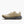 Beige running shoe with gray sole on a white background