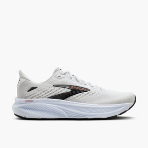This Ghost 18 has an off-white upper and a white midsole. 
