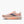 Light melon colored women's running shoe with 'Brooks' branding on a white background