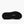 The black rubber outsole of a shoe, showing the tread pattern and a small reflective strip, photographed against a light gray background.