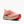 Pink and coral unning shoe on a white background