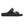 This Arizona Birkenstock sandal has a monochromatic look with a black upper and midsole. 