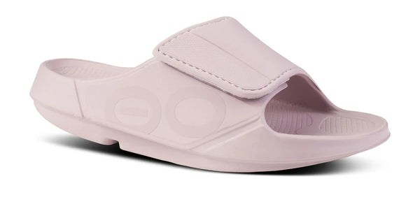 Light pink adjustable slide on a white background