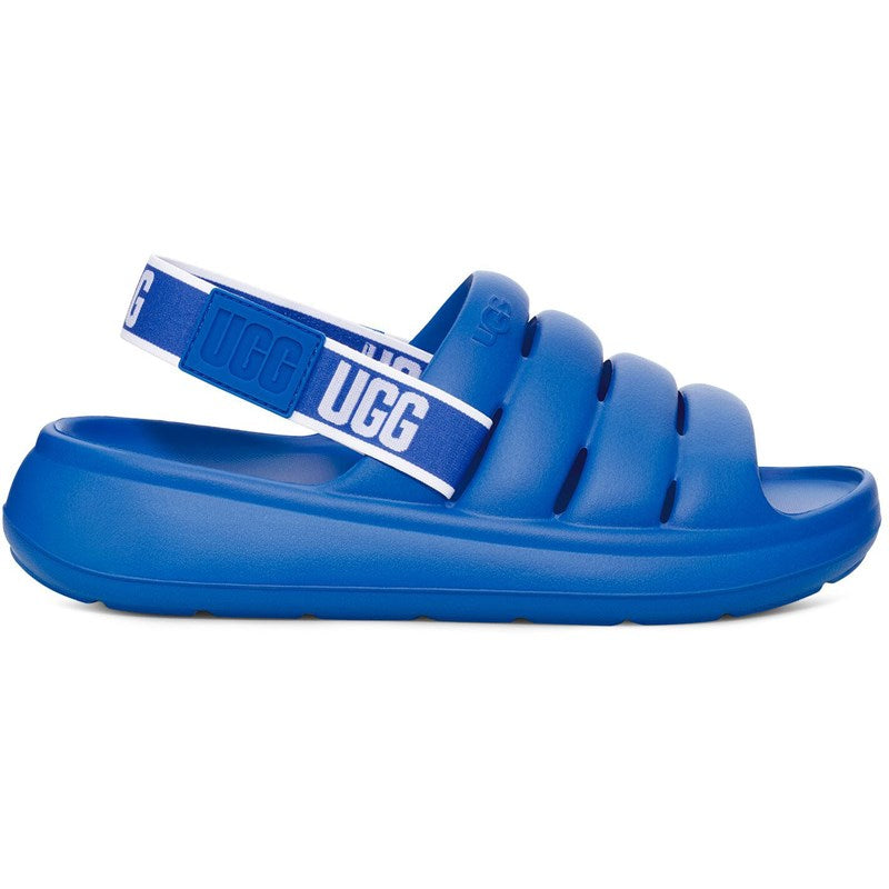 Lateral view of the Men's Sport Yeah sandal by UGG in the color Dive