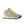 Tan and white sneaker on a white background
