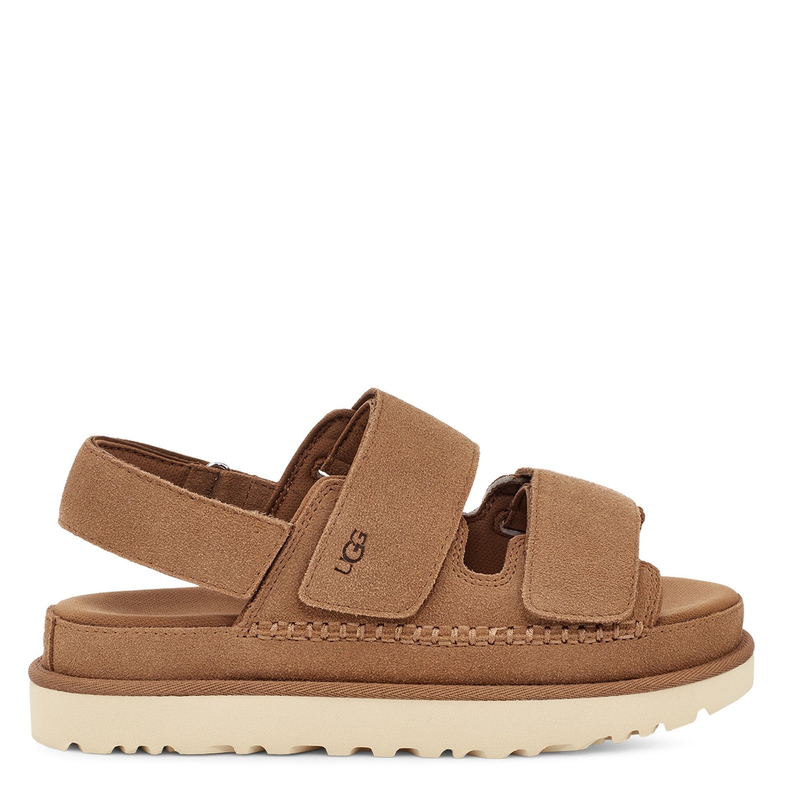 Lateral view of the Women's Goldenstar Sling by UGG in the color Chestnut
