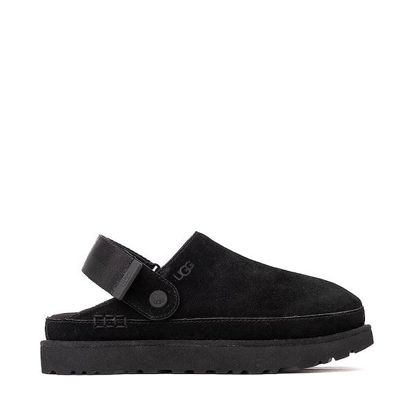 Black clog on a white background