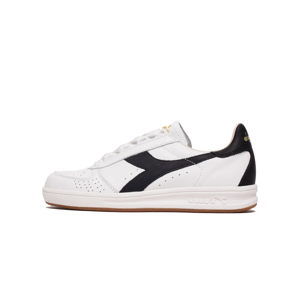 White and black sneaker on a white background