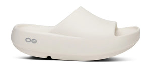 Chunky off-white sandal on a white background