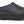 Black rubber clog on a white background
