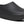 Black rubber clog on a white background