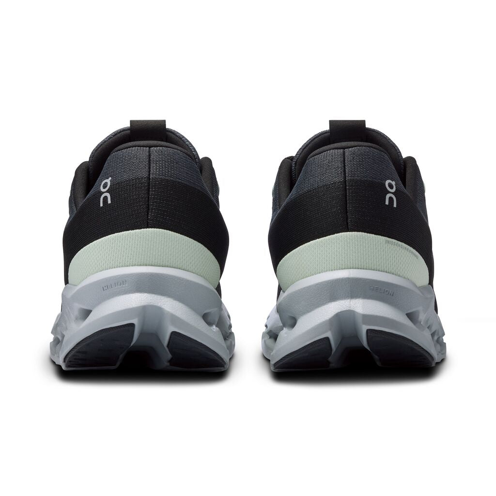 The outsole of this Men's on Cloudsurfer is a grey color that matches the upper very well