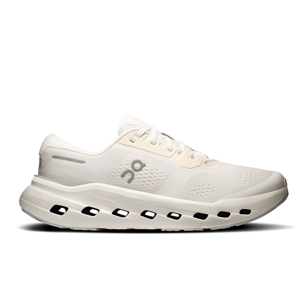 White running shoe on a white background