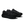 All black running shoe on a white background