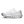 All white running shoe on a white background