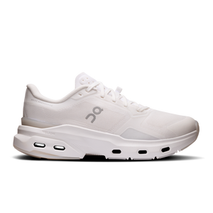 White athletic shoe on a white background
