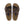 The upper of this shoe is two large straps with buckles on the lateral sides. 