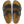 The upper of this shoe is two large straps with buckles on the lateral sides. 