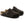 A strap runs through the top of the upper with a buckle to tighten it. 