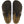 Deep brown suede clog on a white background