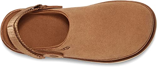Top view of the Women's Goldenstar Clog by UGG in the color Chestnut