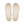 Beige shoe soles on a transparent background