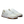 White sneakers with brown soles on a white background