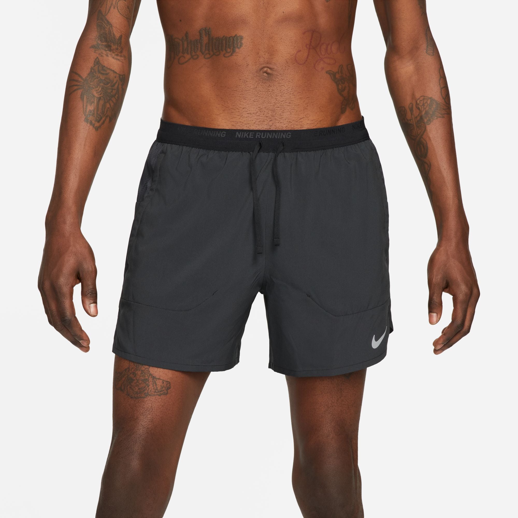 front view of mens 5" short