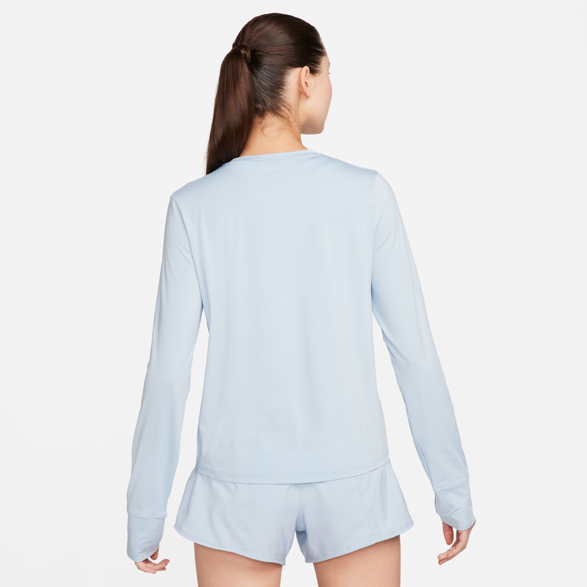 back view of womens one classic long sleeve