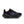 Black Nike highly cushioned running shoe with Nike logo on a white background