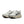 Pair of white running shoes with Nike logo on a white background