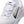 White running shoe with Nike logo on a white background