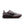 A dark grey Nike running show with a black swoosh right in the middle.