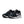 Pair of black and white Nike training shoes on a white background