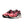 Pink and black athletic shoes with a visible brand logo on a white background