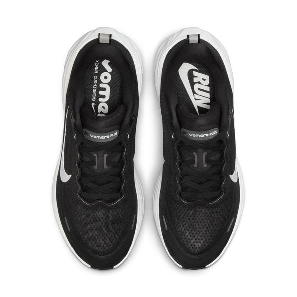 This Nike shoe has the Run and swoosh logo on top of the inole inside the shoes.
