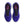Black laces on a women's purple Nike running shoe.
