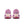 Pink and beige running shoes with a white background